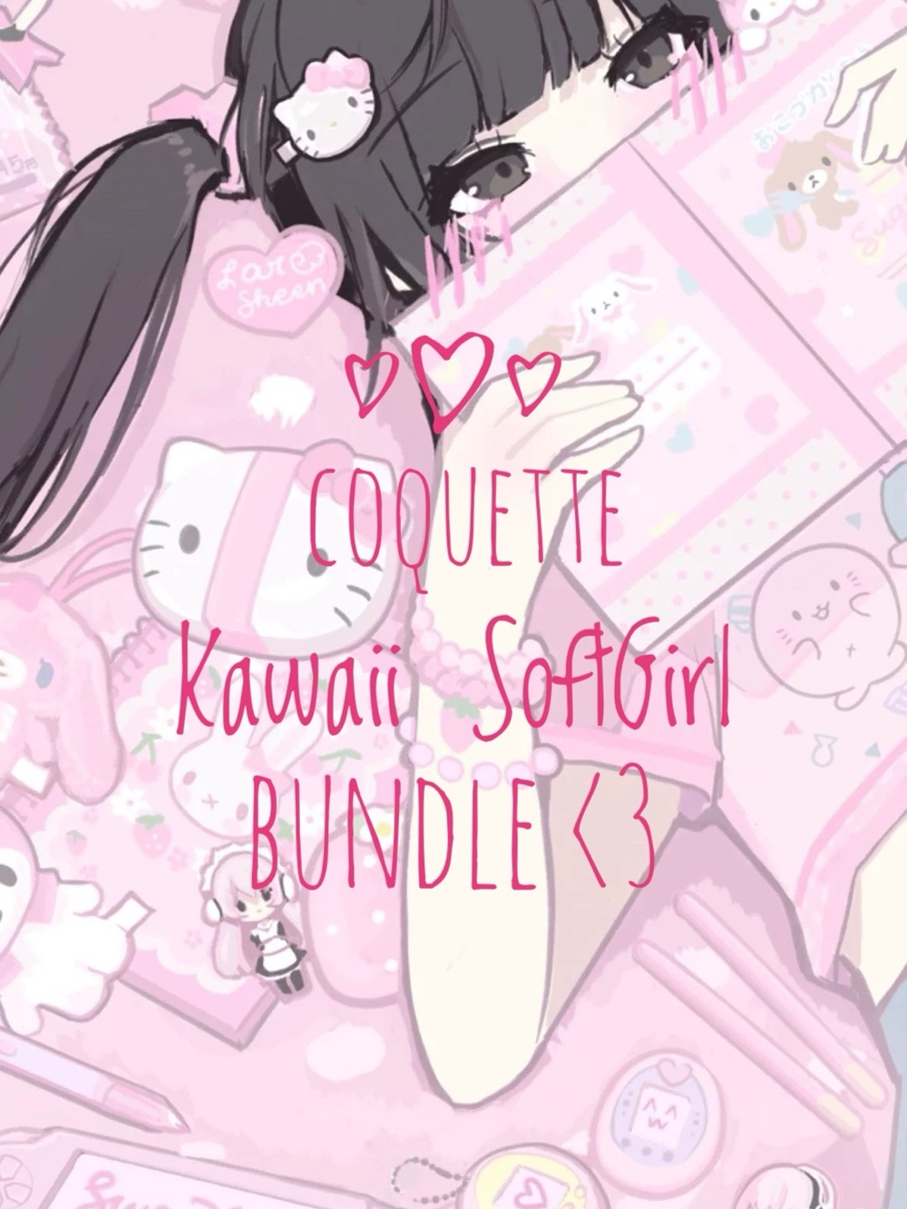 Kawaii SoftGirl Bundle Pink Style Bundle